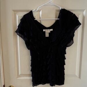 Studio M Black V-Neck top
